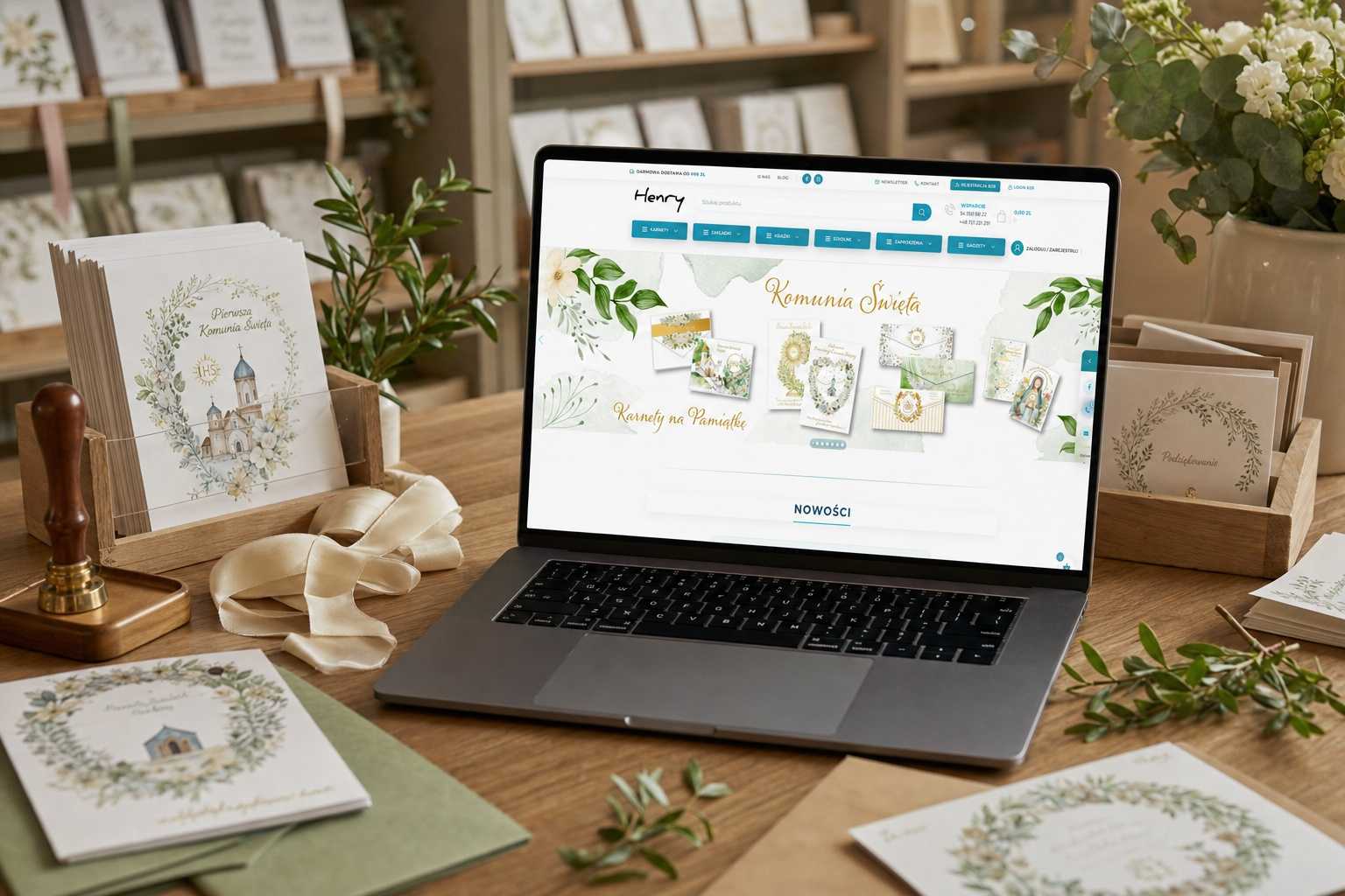 Studio Henry - Realizacja e-commerce - Manufaktura papiernicza - Periphas